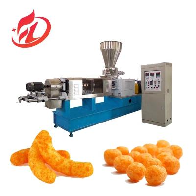 China Corn Puffed Food Extruder Production Line  Corn Chips snacks Making Machine Price for sale