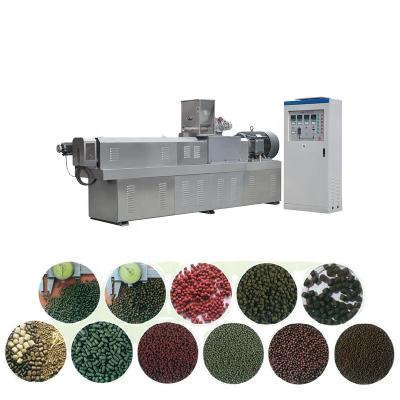 China Fish Feed Extruder Floating Fish Pellet Food Production Line Powered by Mill Machine for sale