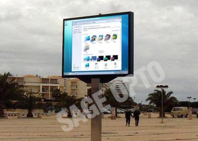 China High Resolution Advertising LED Display Screen Full Color Sage Pixel 6 MM for sale