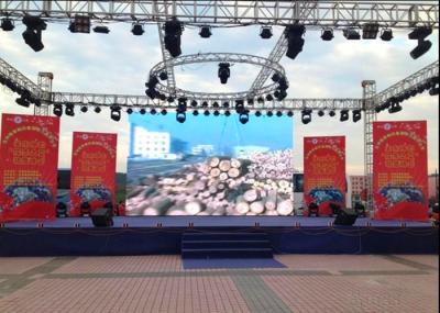 China P8 Video Outdoor Stage Led Screens Display High definition Super Slim , Ip65 Grade for sale