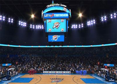 China Basketball Scoreboard Video Cube Screen P3 3mm , Full Color 3D LED Display for sale