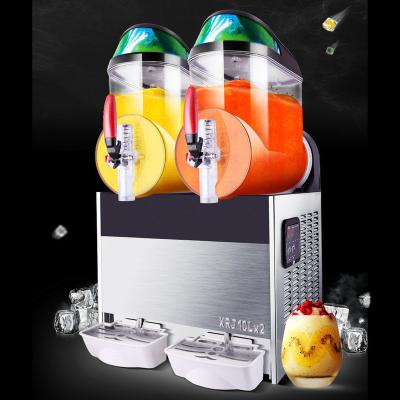 China Hotels Commercial Eggnog Cylinder Stainless Steel Inner-outer Slush Freezing Machine for sale