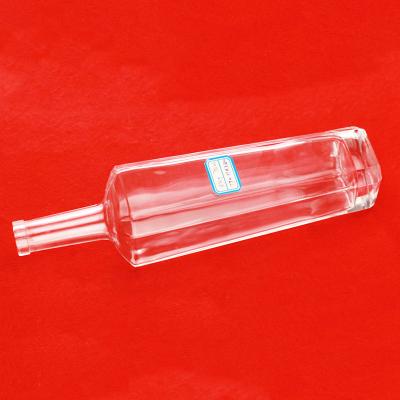 China Empty Liquor Rectangle Glass Bottle Glass Water Bottle for sale