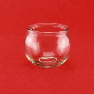 China Wide Thickness Bottom Food Lasted Design Mouth Glass Jar for sale