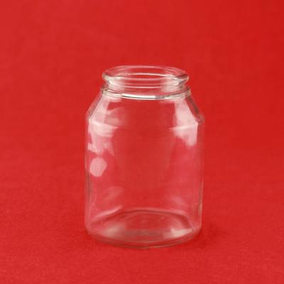 China Hot Sales Food Shrink Mouth Glass Jar With Screw for sale