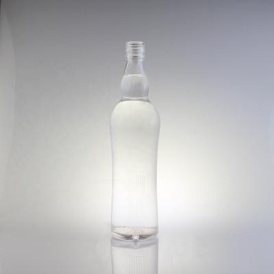 China Cheap Model Glass Whiskey Vodka Bottles 700ml Empty Clear Vodka Gin Glass Bottles With Cork for sale