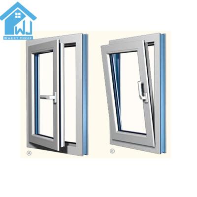 China Magnetic Screen Profile Tilt Tower Window Glass Window Aluminum Aluminum Window for sale