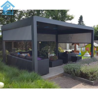 China Easily Assembled Manual Aluminum Sun Shade Pergola Outdoor Garden Pergola With Standard Size And Good Price for sale