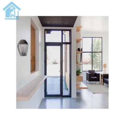 China Modern China Wind Proof Security Door Laminated Glass Casement French Door for sale