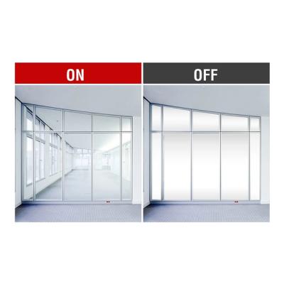 China Modern One Way Electric Frosting Glass Shower Film Office Smart Glass Mirror Partitions for sale