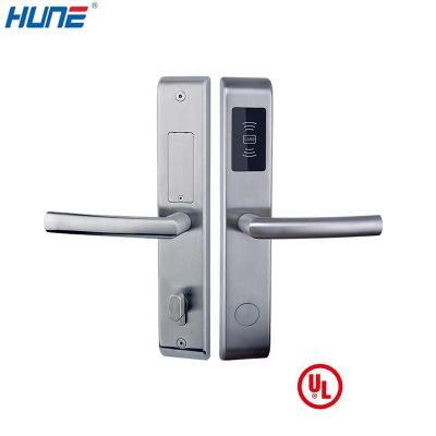 China Best Security l Popular Electronic Smart Keyless Swipe Key Card Rfid Hotel Door Home/Hotel Lock With Smart Hotel Locking System for sale