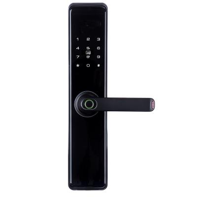 China APP 250 mobile biometric electronic digital fingerprint control wifi front smart door lock for sale