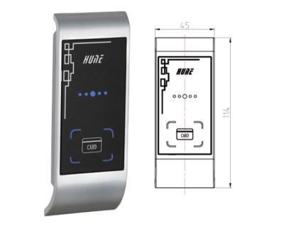 China Sauna Room EM Spa Gym Water Park Smart RFID Wristband Master Cabinet Locker Electronic Door Lock for sale