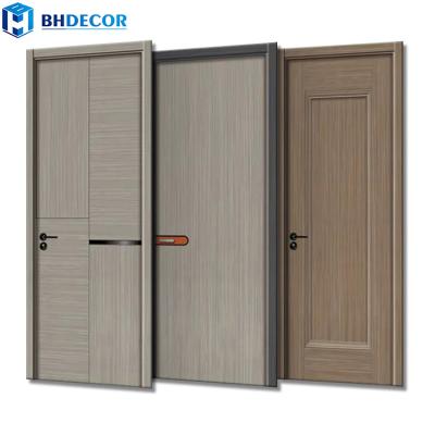 China German Hospital Cheapest Sound Insulation Foshan Cherry Wood Flush Interior Door for sale