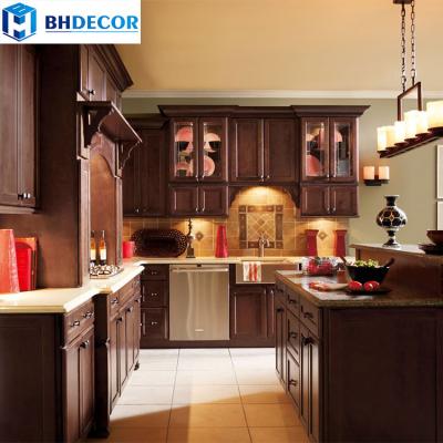 China Guangdong Province Vermont Viet Nam Delux Environmentally Friendly Contemporer Cllasic Kitchen Cabinet For Real Estate Developers for sale