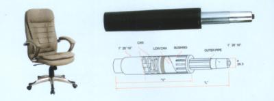 China 132mm Zwarte Auto - de Cilinder van de de Stoellift van de terugkeer auto-Lift voor Barkrukken Te koop