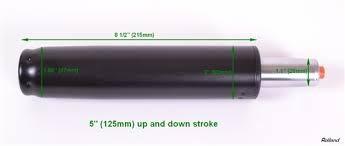 China Hydraulischer Stuhl/Rohr 225mm des Schranktür-Gasdruckdämpfers 393mm heraus zu verkaufen