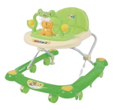 China 2021 New Products Plastic Baby Walker Green Color Baby Plastic Kids Toys for sale