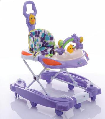 China HOT SALE Plastic BABY WALKER/HEIGHT ADJUSTABLE BABY WALKER WITH MUSIC AND LIGHT BOARD for sale