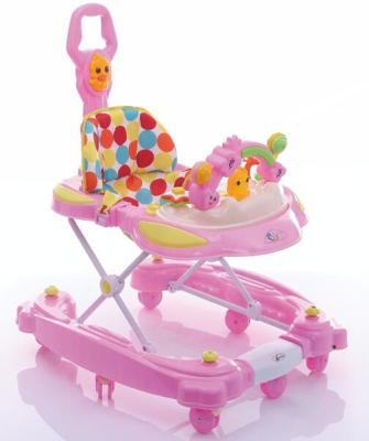 China baby product plastic baby activity walkers with suitable seat/pink baby walker/kid walker for sale