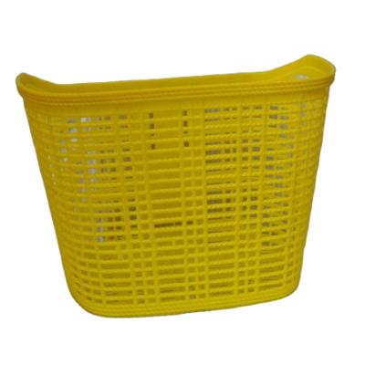 China big size cheap color bicycle dispenser spare parts plastic yellow price basket to order for sale