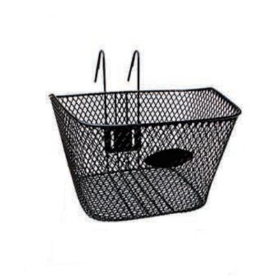 China Customized Removable Basket Stainless Steel Rectangle Bicycle Basket Bracket 34*25*24 Or Order for sale