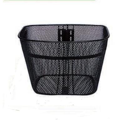 China plastic stainless steel bicycle basket steel wicker front bicycle basket or order cycle parts producer for sale