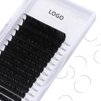 China Direct Selling Eyelash Extensions New Handmade Fiber Grafted Eyelashes Simple Dense Manual Blooming 0.05 False Eyelashes for sale