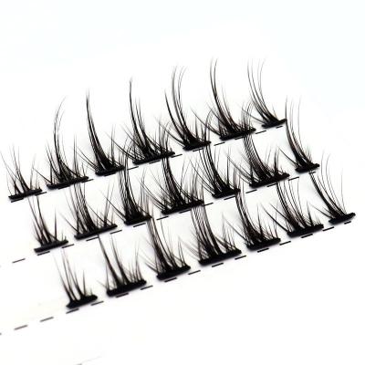 China Wholesale Eyelash Extensions Factory New Products, Nude Eyelashes Makeup Wholesale, Segmented High End Fiber Lashes for sale