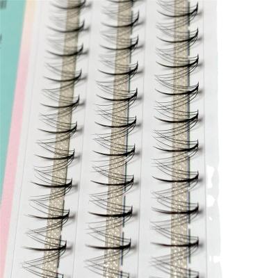 China Feather Wholesale Heat Bonded Pre Made Fans Russian 5d Volume Lashes 5D Eyelash Extension for sale