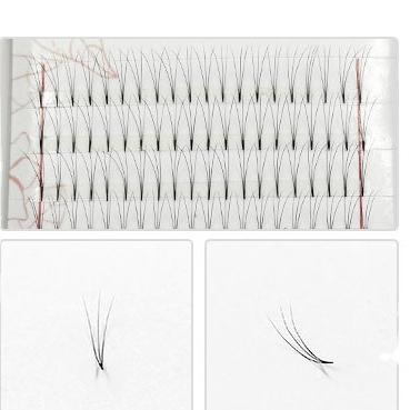 China Korean Feather Mini Eyelash Fans For Lashes Extensions Private Label Premade Volume Pre Made Fan Silk Fans Lashes Eyelashes for sale