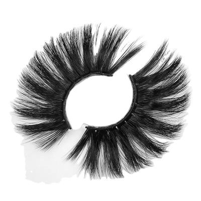 China Best Natural Mink Lashes Wholesale Eye Lashes False Eyelashes Full Strip Lashes 3d Lashes 25mm Mink 5d Eyelashes Seller for sale