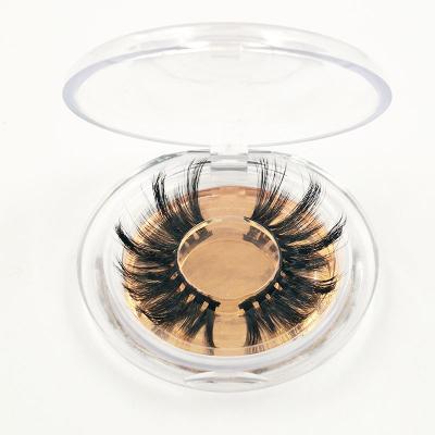 China Natural Wholesale Cosmetics 3d Custom Label Synthetic Silk False Eyelashes for sale