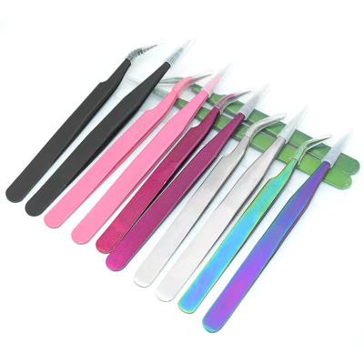 China Used 15-20 Times False Eyelash Extensions Stainless Steel Clip Eyelashes Art Tools Clip for sale