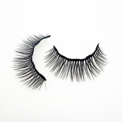 China Wholesale Black Box 5D Millimeter Natural Natural Eyelashes Factory Two Pair Magnetic Liquid Eyeliner Lashes With Mirror 25 Millimeter Eyelashes for sale