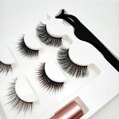 China Wholesale Colored Mink 3d Mink Eyeliner 25mm Eyeliner Lift Lash Magnetic Private Label Lashes Vendor for sale