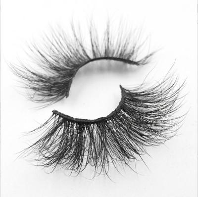 China Factory natural wholesale fried false eyelashes, messy 3D eyelashes to Europe and America for sale