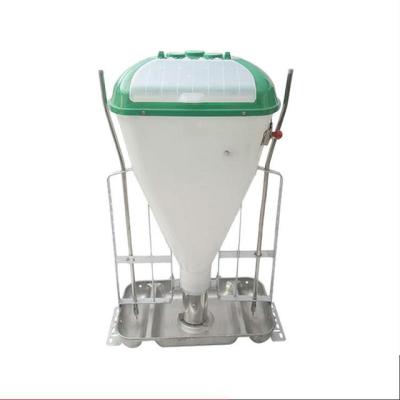 China Easy Clean Plastic Hog Feeder Farm Equipment Pig Feeder Dry And Wet Bowl for sale