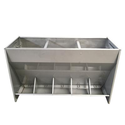 China Pig farm stainless steel trough for pigs. Stainless Steel Bowl For Fattening Pigs Double Sided Bowl for sale