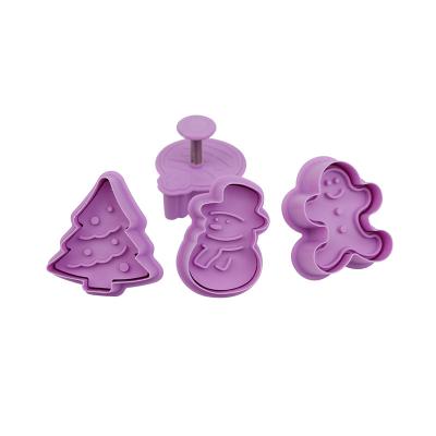 China Viable Theme Embossing Mold For Cake Decor Tool DIY Cookie Mold 3D Gingerbread Man Valentines Cookie Baking Cutter for sale