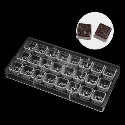 China Chocolate Bar Maker Injection Hard Polycarbonate Chocolate Mold Sustainable PC Candy Mold for sale