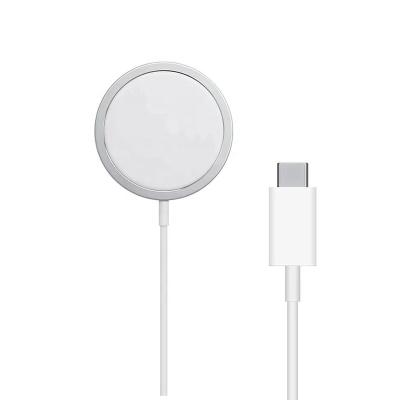 China 4.6-6.5inch 15W Mobile Phone Desktop Magnetic Charger For iPhone 12 pro Max Mini Wireless Magnet Charger for sale