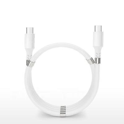 China 2020 New Design Supercalla Self windingg 2020 Portable Easy Coil Magnetic USB Cable for iPhone for sale