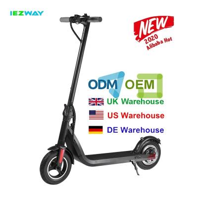 China 2020 unisex China factory new iEZway product 10 inch foldable electric scooter for adults for sale