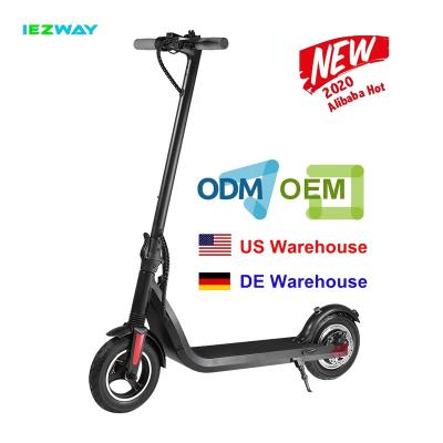 China 2020 new product unisex electric scooter China factory iEZway foldable with 2 wheels for sale