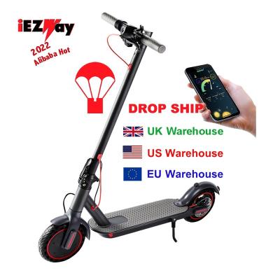 China 2022 Amazon DropShipping DDP Tax Free iEZway Unisex Stage Electric E-scooter Foldable Adult Electric Scooter With LCD Display for sale