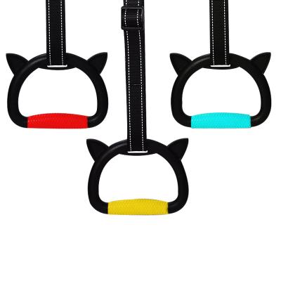 China Pull-UPS And Stretching Adjustable Workout Buckle Straps Wholesale Pull Up Exercise Rings Anti-Slip Rings for sale