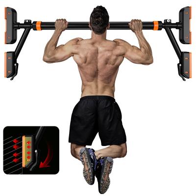 China Design to prevent falling resistant door horizontal bar pull up bar exercise fitness gym home door mounted gym bar safety support for sale