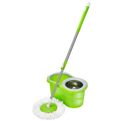 China Hot Sale Sustainable Easy Squeeze Hydraulic Rotation 360 Rotation Micro Fiber Flat Mop Bucket Kit for sale