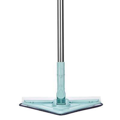 China Sustainable 360 ​​Spinners Triangle Magic Shape Floor Wet Dry Water Broom Flat Scraping Mop for sale